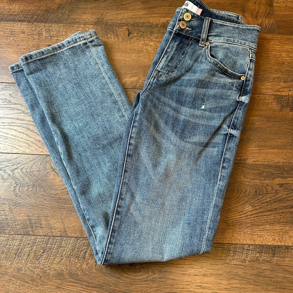 CAbi Straight Leg Blue Jeans